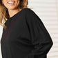Double Take Seam Detail Long Sleeve Top for Effortless Chic Style - MegaSuperStar