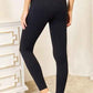 Double Take Wide Waistband Sports Leggings - MegaSuperStar