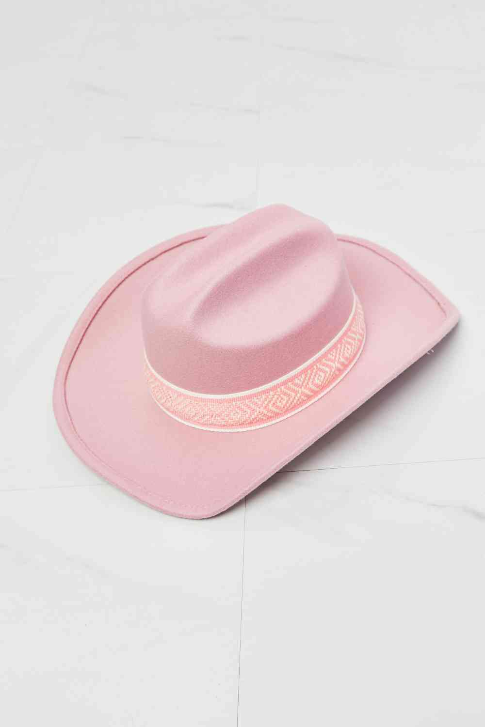 Fame Western Cutie Cowboy Hat in Pink - MegaSuperStar