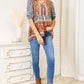 Double Take Bohemian Tassel Tie Puff Sleeve Babydoll Blouse