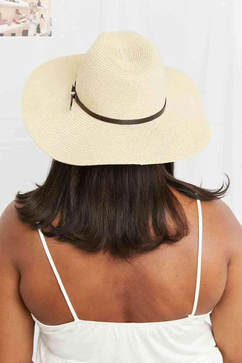 Customer styling 🌸 Fame Boho Summer Fedora Hat for Stylish Sun Protection 🌸