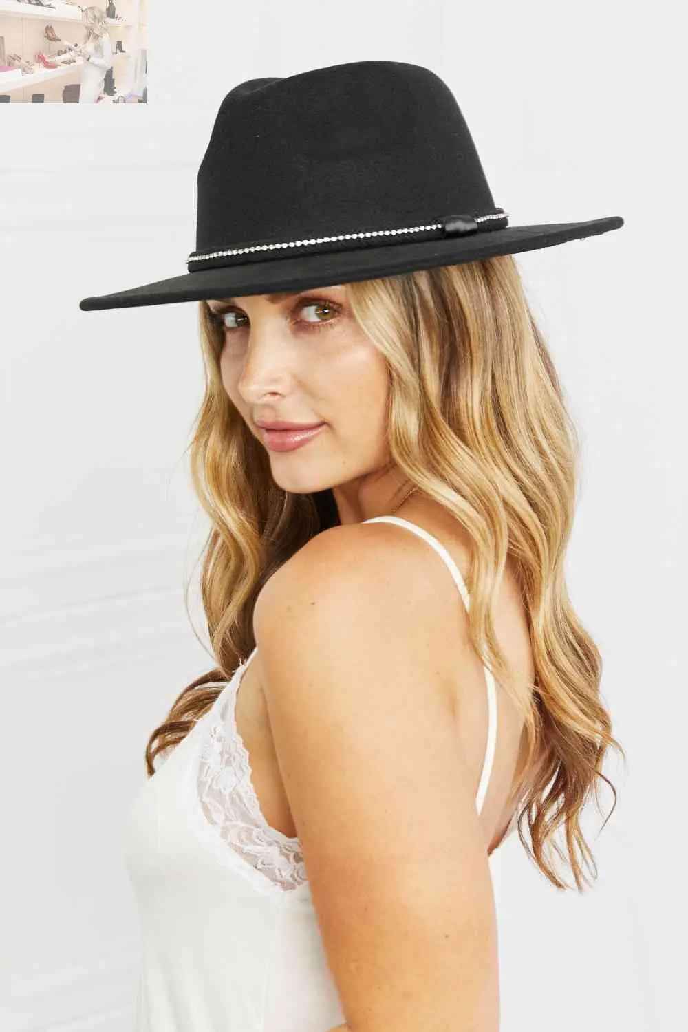 Fame Bring It Back Fedora Hat - MegaSuperStar