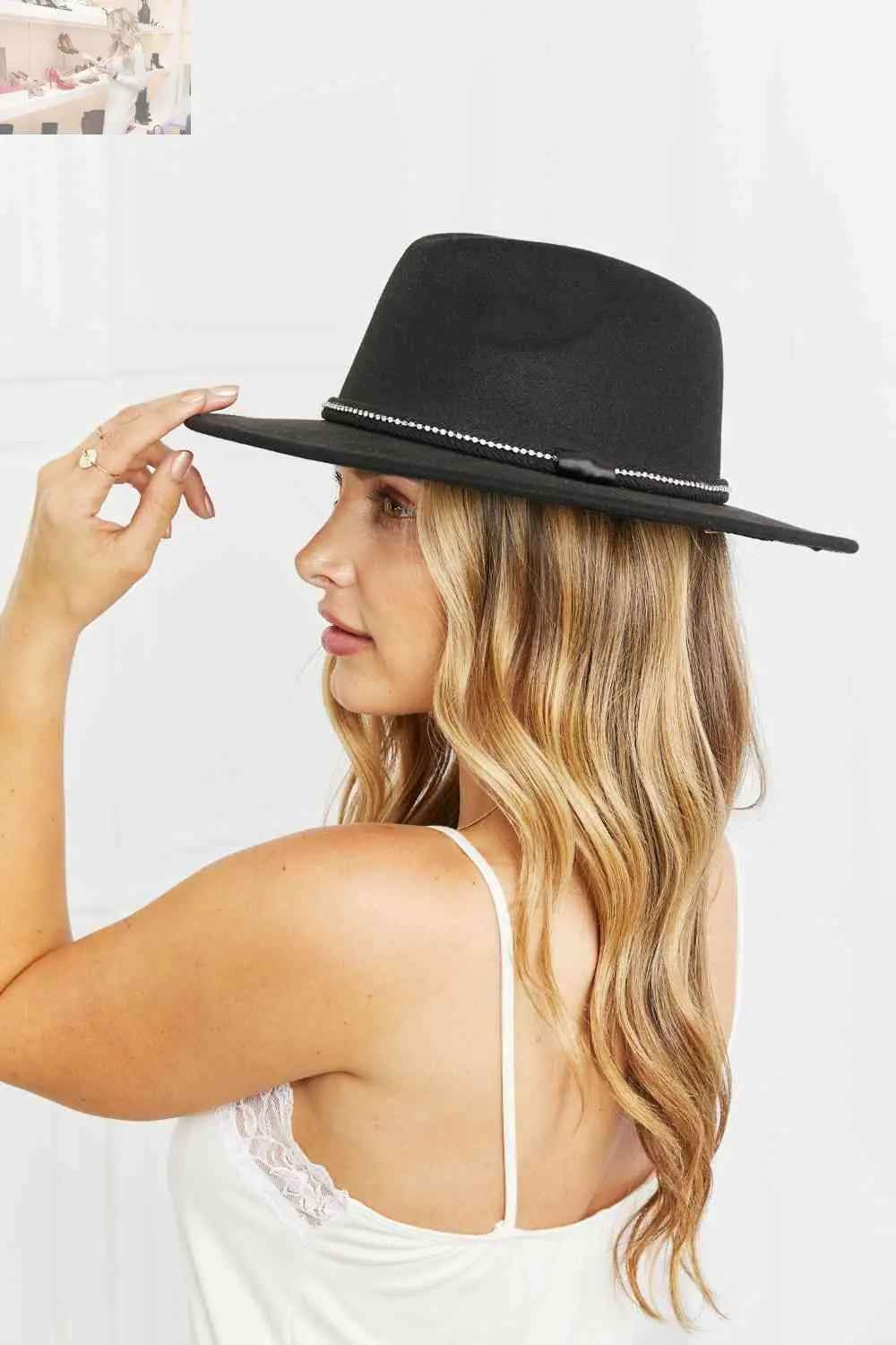 Fame Bring It Back Fedora Hat - MegaSuperStar