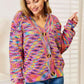 Woven Right V - Neck Cardigan - Long Sleeve Cozy Style - MegaSuperStar